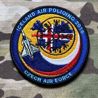 Czech Patch Czech Air Force - Iceland Air Policing 2016 - nášivka
