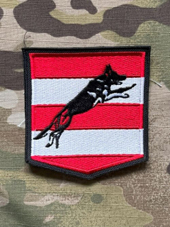 Czech Patch Police of Czech Republic - Odbor služební kynologie - old. ver. - Jihomoravský kraj - Color- nášivka