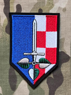 Czech Patch Police of Czech Republic - Obvodní oddělení - Olomoucký kraj - Color - nášivka